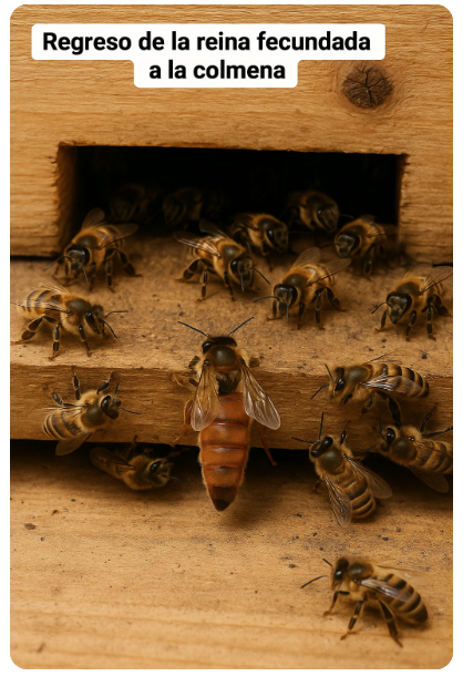 Fase 6: Vuelo nupcial y apareamiento de la reina